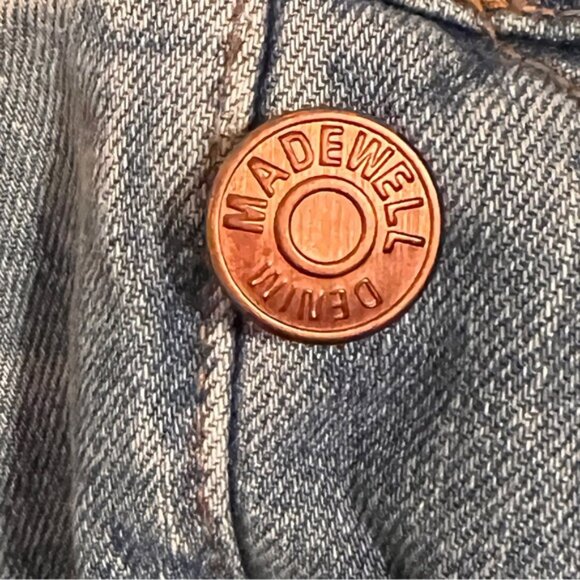 Madewell  *  Denim Shorts  Button Front Edition  High Rise  Size 27 - Picture 14 of 14